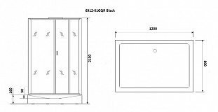 ������� ������ Niagara NG- 6912-01GQR BLACK (1200�800�2100) �� �������� ������� � �. ������� �����